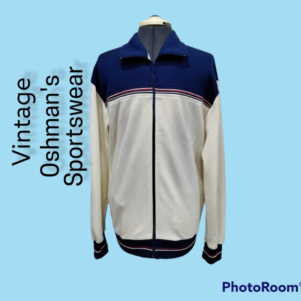 Vintage Oshman's Sportswear men's jacket 80s 90s size Large